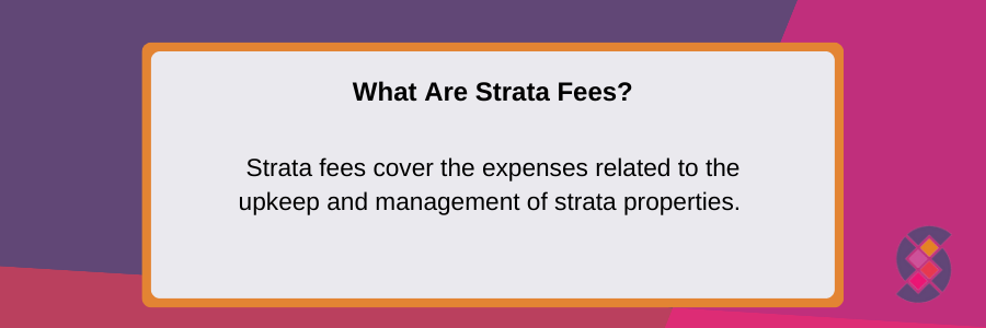 what are strata fees?